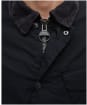 Men's Barbour International Drifter Washed Waxed Jacket - Black