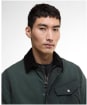 Men's Barbour International Drifter Washed Waxed Jacket - Sage