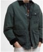 Men's Barbour International Drifter Washed Waxed Jacket - Sage