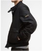 Men's Barbour International Traction Waxed Jacket - Black