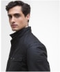 Men's Barbour International Dukeley Wax Jacket - Black