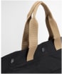 Barbour Transport 3 Way Backpack / Tote Bag - Black / Modern Tartan