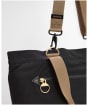 Barbour Transport Carry All Tote Bag - Black / Modern Tartan