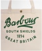 Barbour Script Tote Bag - Natural