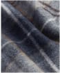 Barbour Tartan Cashmere Wool Mix Scarf - Grey Midnight Tartan