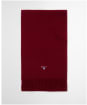 Barbour Plain Lambswool Scarf - Biking Red
