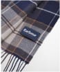 Barbour Galingale Tartan Scarf - Grey Midnight Tartan