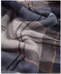 Barbour Galingale Tartan Scarf - Grey Midnight Tartan