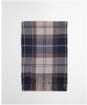 Barbour Galingale Tartan Scarf - Grey Midnight Tartan