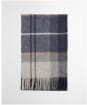 Barbour Carrbridge Tartan Scarf - Grey Midnight Tartan
