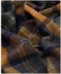 Barbour Brack Patchwork Tartan Scarf - Forest / Bronze Brown