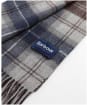 Barbour Brack Patchwork Tartan Scarf - Midnight Oak Tartan