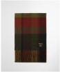 Barbour Westerdale Scarf - Olive / Fired Brick