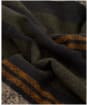 Barbour Alston Stripe Scarf - Forest Green Mix