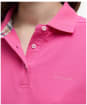 Women's Barbour Bowford Polo Top - Rose Pink