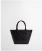 Birch Tote Bag - Black Deboss Tartan