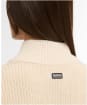 Women's Barbour International Kennedy Knitted Jumper - Bone White