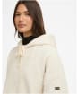 Women's Barbour International Katya Knitted Hoodie - Cloud