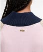 Women's Barbour Wren Knitted Jumper - Honey / Cherry Blossom