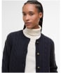 Women's Barbour Elina Knitted Cardigan - Dark Navy