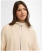 Women's Barbour International Rae Knitted Jumper - Bone White