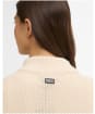Women's Barbour International Rae Knitted Jumper - Bone White