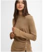 Women's Barbour International Monique Knitted Jumper - Antique Bronze