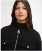Women's Barbour International Katya Sweat Bomber - Black