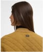 Women's Barbour International Katya Sweat Bomber - Antique Bronze
