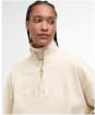 Women's Barbour Sara Half Zip Sweatshirt - Oat