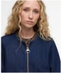 Women's Barbour Saima Denim Overshirt - Rinse Wash Denim