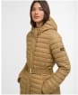 Women's Barbour International Longline Jada Puffer Jacket - Antique Bronze