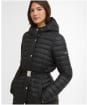 Women's Barbour International Longline Jada Puffer Jacket - Black
