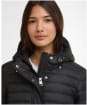 Women's Barbour International Longline Jada Puffer Jacket - Black