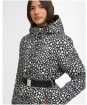 Women's Barbour International Printed Jada Puffer Jacket - Snow Leopard Print