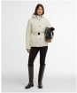 Women's Barbour International Jada Puffer Jacket - Bone White