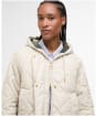 Women's Barbour Braidley Quilted Jacket - Oatmeal / Ancient Tartan