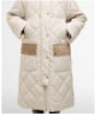 Women's Barbour Braidley Quilted Jacket - Oatmeal / Ancient Tartan