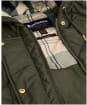 Women's Barbour Braidley Quilted Jacket - Olive / Ancient Tartan