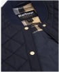 Women's Barbour Wetherby Quilted Jacket - Dark Navy / Dress Tartan