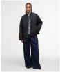 Women's Barbour Wetherby Quilted Jacket - Dark Navy / Dress Tartan