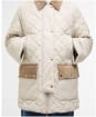 Women's Barbour Aldburgh Quilted Jacket - Oatmeal / Ancient Tartan