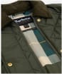 Women's Barbour Aldburgh Quilted Jacket - Olive / Ancient Tartan