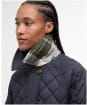 Women's Barbour Laoise Quilted Jacket - Dark Navy / Ancient Tartan