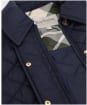 Women's Barbour Laoise Quilted Jacket - Dark Navy / Ancient Tartan
