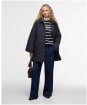 Women's Barbour Cara Quilted Jacket - Dark Navy / Ancient