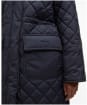 Women's Barbour Aishling Quilted Jacket - Dark Navy / Ancient Tartan