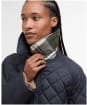 Women's Barbour Aishling Quilted Jacket - Dark Navy / Ancient Tartan
