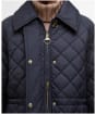Women's Barbour Aishling Quilted Jacket - Dark Navy / Ancient Tartan