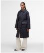Women's Barbour Aishling Quilted Jacket - Dark Navy / Ancient Tartan
